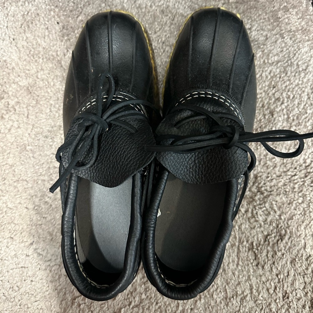 Black Duck Boots with Laces